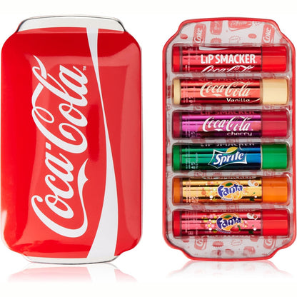 306588 - LIP SMACKER Set Udhëtimi Balsami Buzësh Coca-Cola, 6 Shije: Coca-Cola, Coca-Cola me Qershi, Coca-Cola me Vanilje, Sprite, Fanta, Fanta me Luleshtrydhe