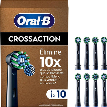 289787 - ORAL-B Koka Furçash Zëvendësuese PRO CrossAction, të Zeza, 10 copë