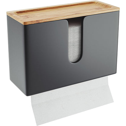 196749 - NATURE SUPPLIES Dispenser Druri për Peshqirë Letre me Palosje C-, Z- ose të Ndërthurur - Mbajtëse Peshqirësh për Montim në Mur ose Tavolinë
