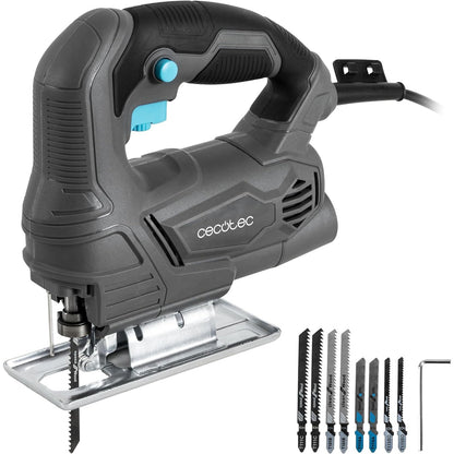 288753 - CECOTEC Makinë bashkimi MultiCut 4000, 400W, prerje deri në 45º, kabllo 2m, shpejtësi e rregullueshme, adaptues për fshirje me vakum, përfshin 8 tehe për materiale të ndryshme