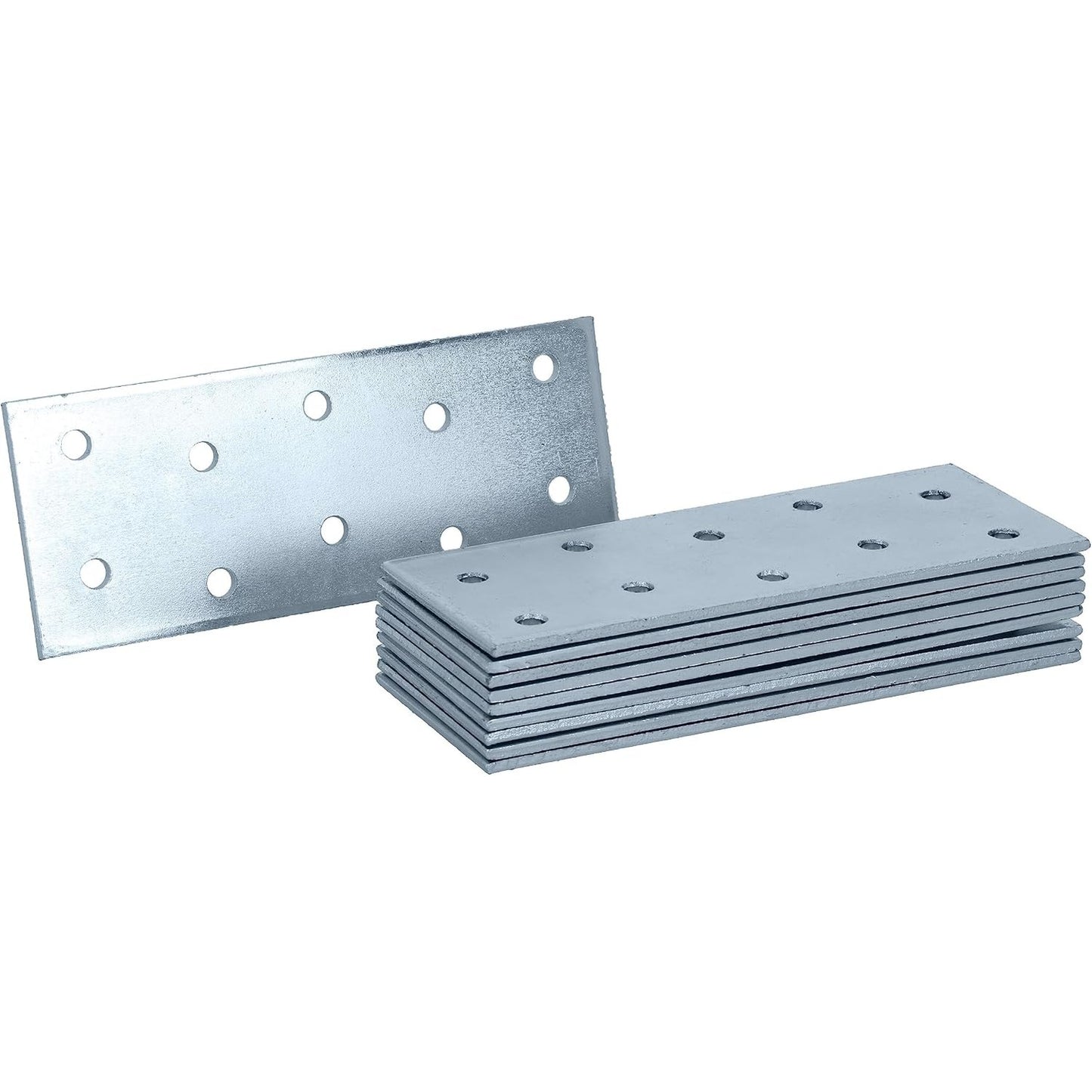 289216 - HELPMATE 12 pllaka të perforuara 40x100 mm, lidhëse të sheshta, elektrogalvanizuara, pasivizuara me blu, lidhëse druri me mbrojtje nga korrozioni