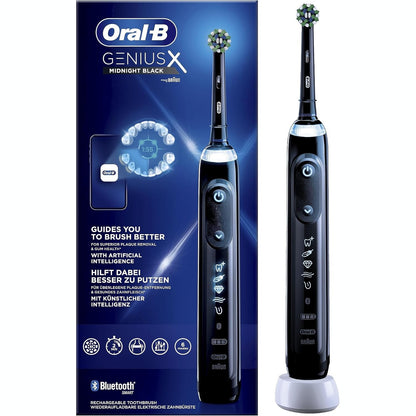 274883 - ORAL-B Furçë dhëmbësh elektrike Genius X, 6 mënyra pastrimi, inteligjencë artificiale, aplikacion Bluetooth, e bardhë, projektuar nga Braun