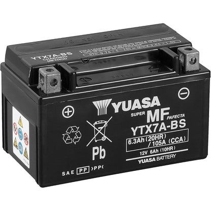 312794 - BATERI Yuasa YTX7A 12V 105 CCA Moto AGM VRLA pa Mirëmbajtje.