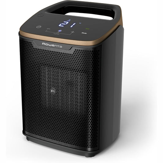 221173 - ROWENTA Ngrohës Intense Comfort +, Teknologji Qeramike, 2000 W, Ekran Dixhital, 29 dB(A), Modaliteti Eko, 4 Cilësime Fuqie dhe Modalitete Funksionimi, SO9361F0