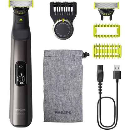 274990 - PHILIPS OneBlade Pro 360, Makinë Elektrike Rroje, 2x 360 Tehe, Krehër Preciz, 2x Pajisje Shtesë, Çantë Udhëtimi, (QP6552/30)