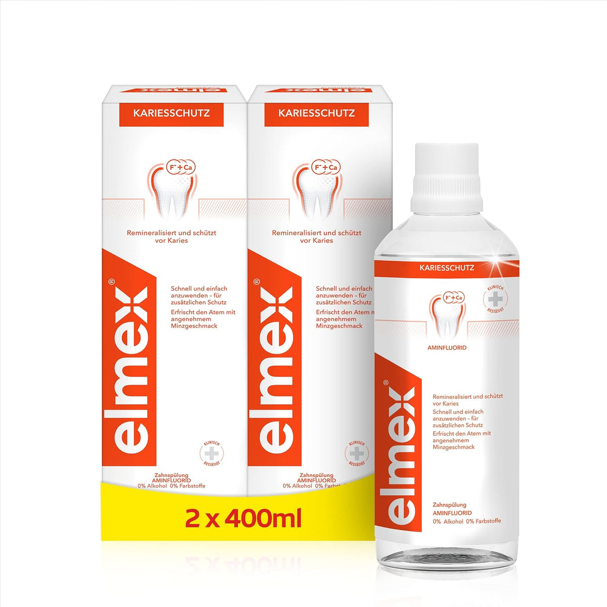 303622 - ELMEX Shpëlarës goje për mbrojtje nga kariesi, 2x400ml