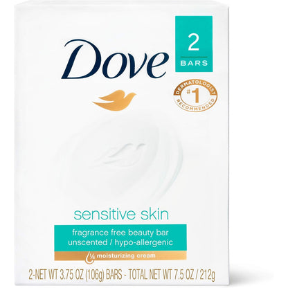 274385 - DOVE Beauty Bar, Lëkurë e Ndjeshme, 4 oz, 2 Bar