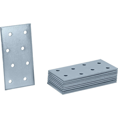 335341 - HELPMATE Pllaka të perforuara 40x80 mm – 12 copë – të elektrogalvanizuara