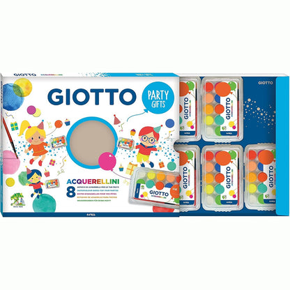 266924 - GIOTTO Dhurata për Festa - Pako me 8 akuarele, 15 tableta