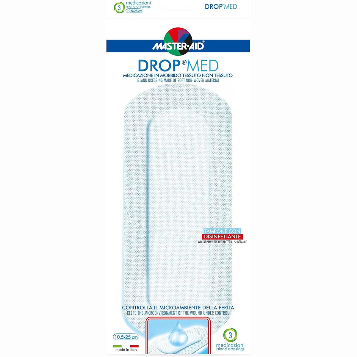 306934 - Pika Master Aid Med, 10.5 x 25 cm, 3 copë