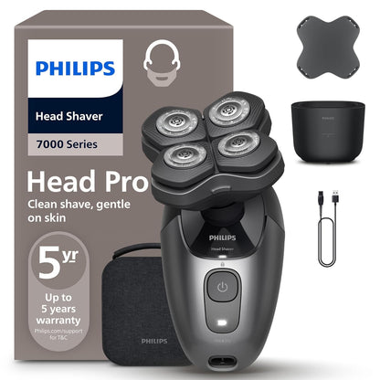 335829 - PHILIPS Brisku Head Shaver Pro Series 7000, HS7980/15, fleksible 360, tehe ComfortCut