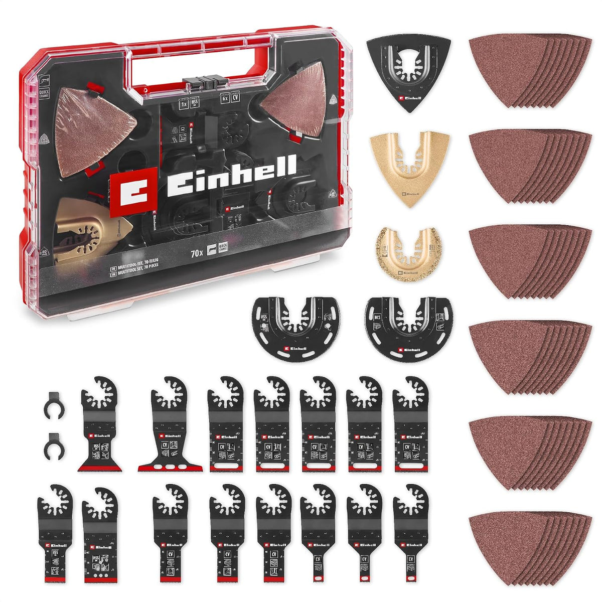 312952 - EINHELL Set shumëveglash XXL-CASE 70-tlg.