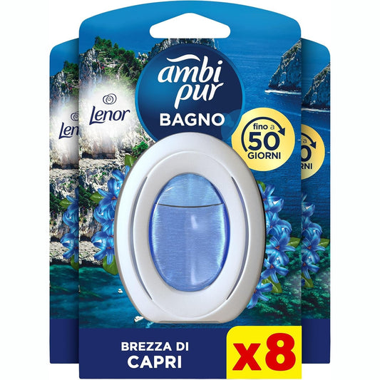 311123 - AMBI PUR Freskëues Banjoje, Eliminues Erërash, 8 copë, Capri Breeze