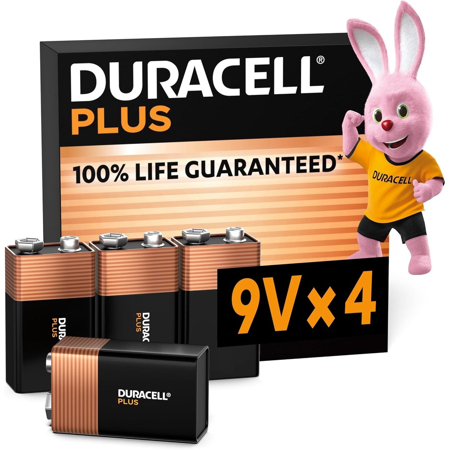 267246 - DURACELL Bateri Bllok 9V, 4 copë, për Detektorë Tym, Alarme Zjarri