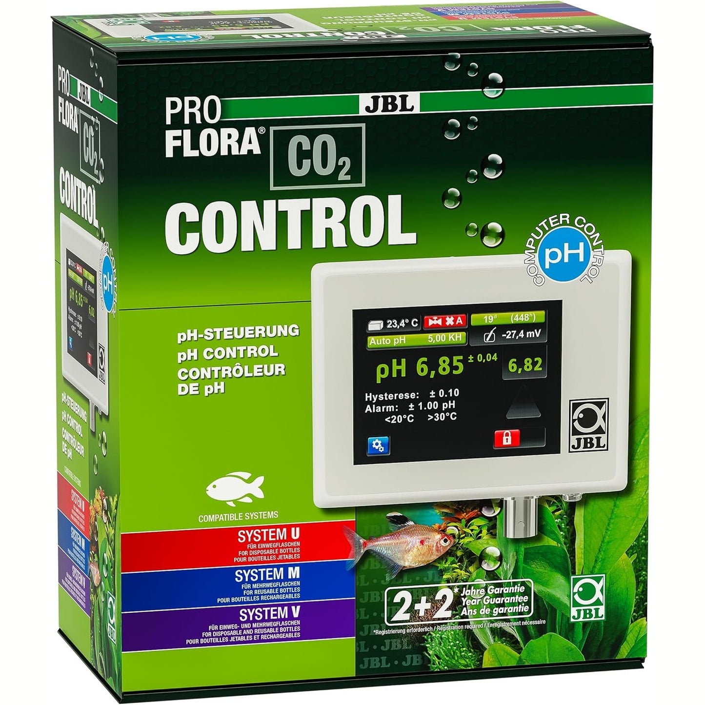 213034 - JBL Kompjuter matës dhe kontrolli, shtim automatik i CO2 dhe kontroll i pH-it
