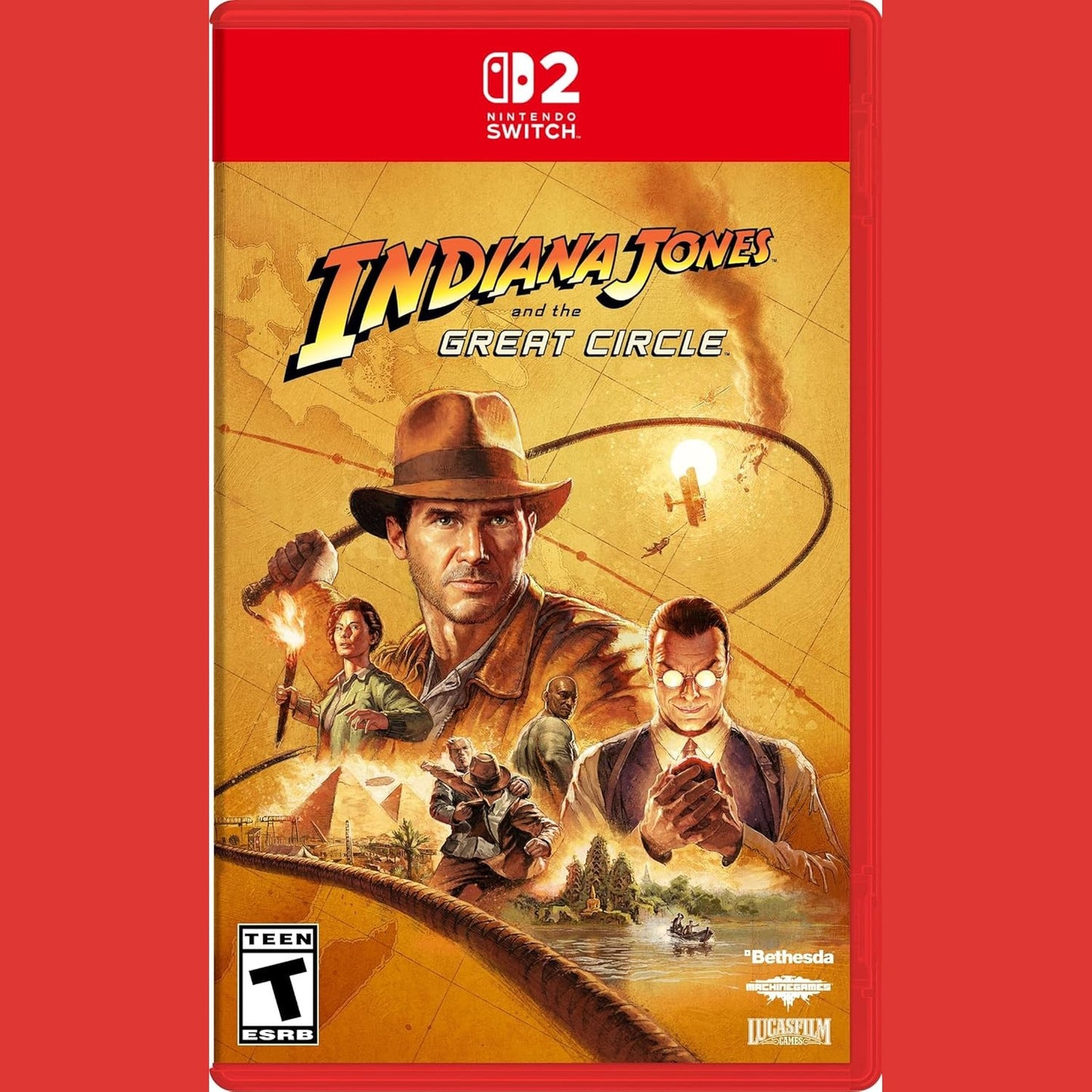 273012 - INDIANA JONES dhe Rrethi i Madh – Nintendo Switch 2 [Lojë fizike]