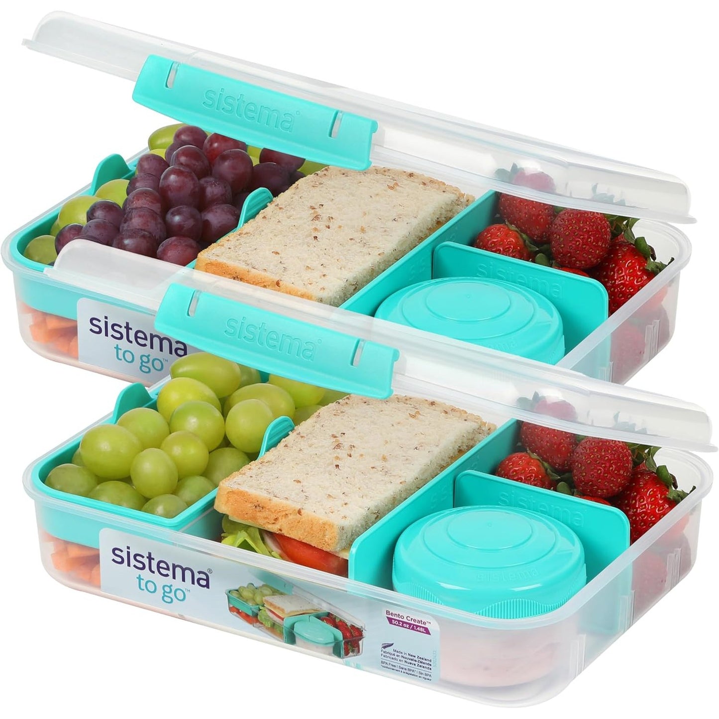 215197 - SISTEMA Kutia e Drekës Bento Box Create 1.48 L me Enë Kosi/Frutash