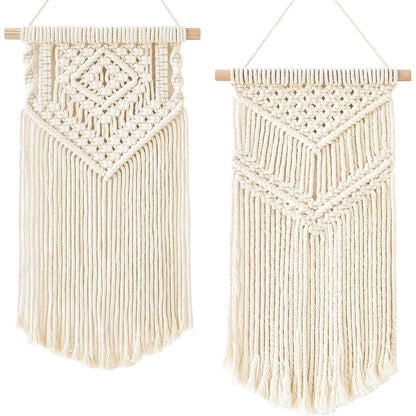 224596 - DAHEY Varëse Muri Macrame, 41.9 cm Gjatësi x 25.4 cm Gjerësi, e Vogël
