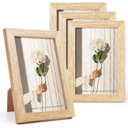 258113 - SET ME 4 PJESE KROMAPOLIS, KORNIZA MDF 10x15 CM, PANEL PASMË ME MBYLLJE RROTULLUESE, XHAM AKRILIK ME CILSI TË LARTË