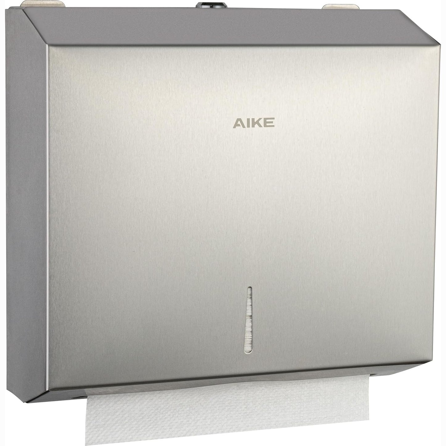 213623 - AIKE Dispenser letre prej çeliku inox, 250 fletë, i montuar në mur, për palosje H2 dhe Z/N, 27 x 10 cm