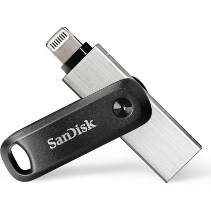273061 - SanDisk 128GB iXpand Go, Njësi Flash USB për iPhone/iPad, PC dhe Mac, Lidhës Lightning