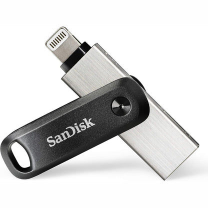 273277 - SANDISK Njësia Flash iXpand Go për iPhone, 64 GB, e pajtueshme me iPad, kopje rezervë automatike, USB 3.0, aplikacioni iXpand
