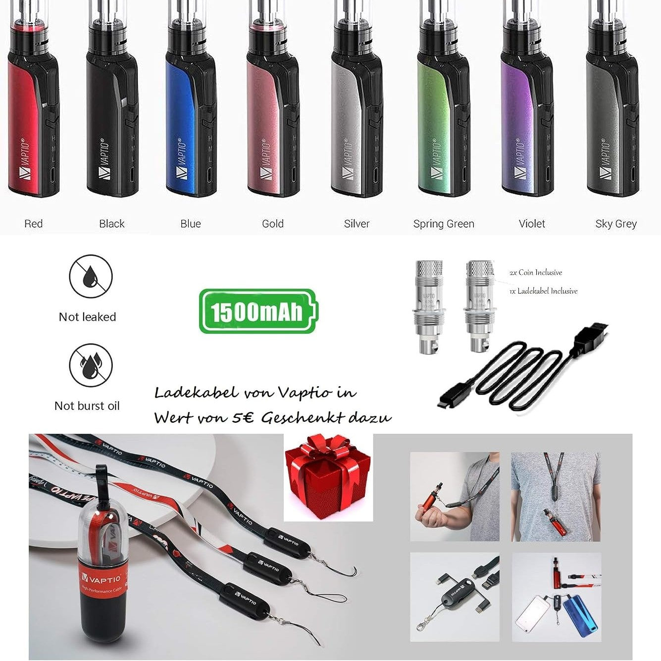 275023 - Kit Vaptio Cosmo - i Kuq