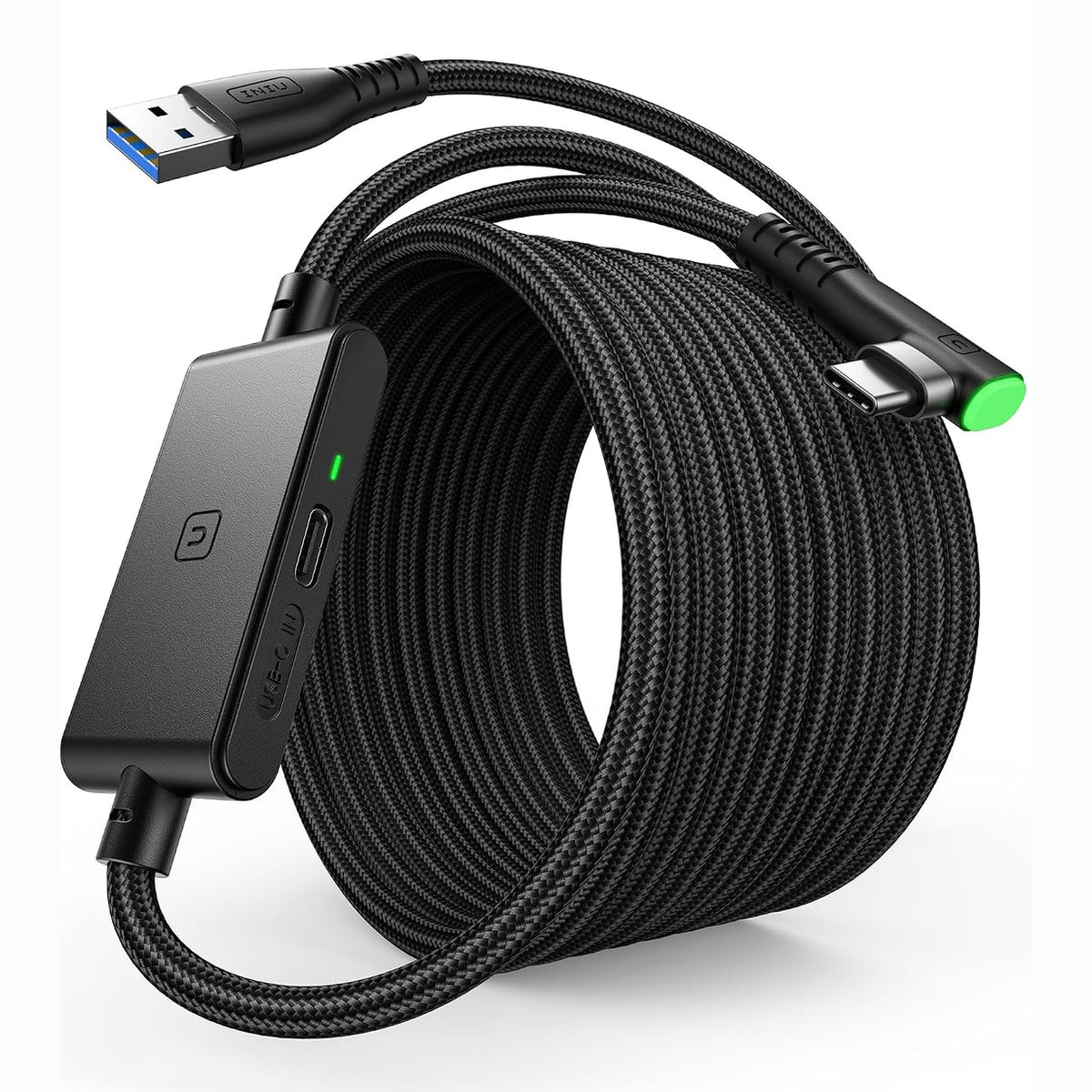 295852 - INIU Kabllo Link 5m me port karikimi, i pajtueshëm me Oculus Meta Quest 3s, Quest 3 2 1 Quest Pro dhe Pico 4, USB-C 2.5Gb