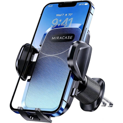 273924 - MIRACASE Mbajtëse Telefoni për Makinë për Vrimën e Ajrit, Rrotullim 360°, E Përputhshme me të Gjithë Telefonat