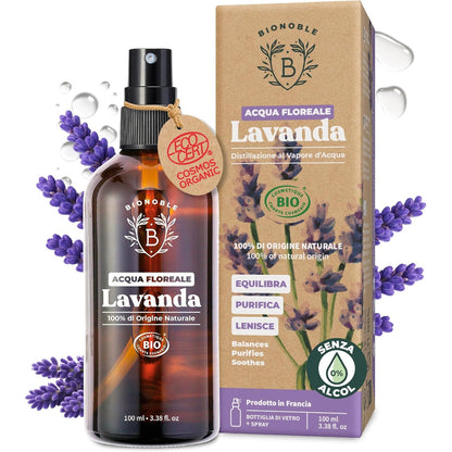 321719 - BIONOBLE Sprej Livandoje Organik për Jastëkë - Lëkurë, Fytyrë, Trup - 100 ml