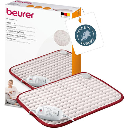 293149 - BEURER Jastëk ngrohës HK Comfort, elektrik fleksibël, 100 vat, 44 x 33 cm, nxehtësi e rregullueshme me 3 cilësime, e larë në lavatriçe, fikje automatike