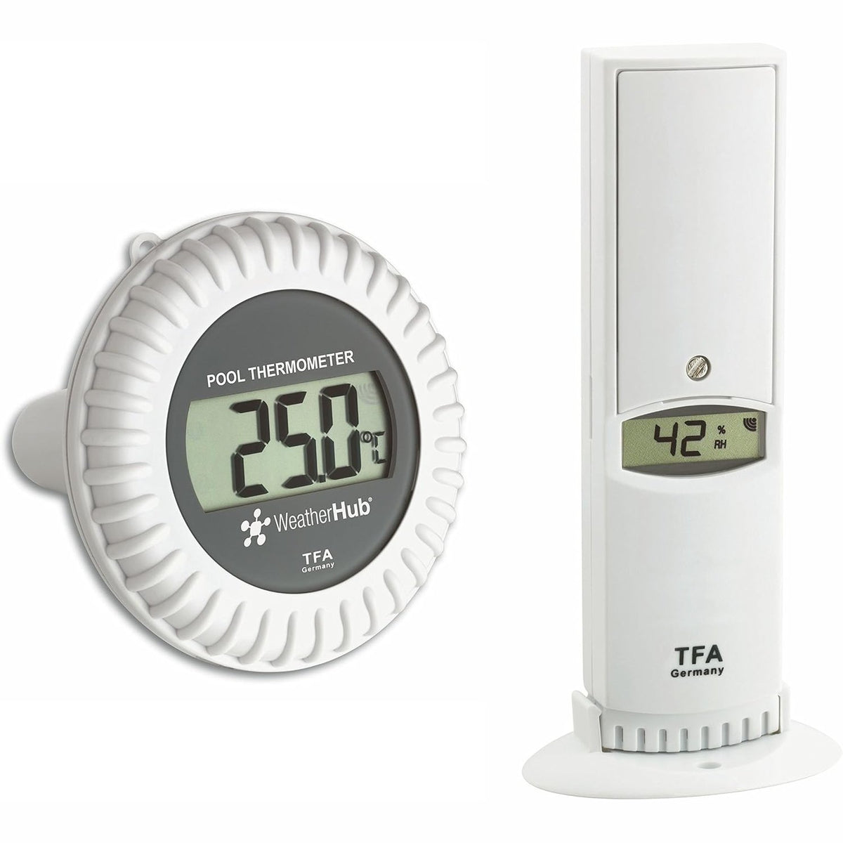 322276 - TFA DOSTMANN Weatherhub Thermo-Higro 30.3310.02, Shtëpi Inteligjente, Kontroll Temperature dhe Lagështie, 110 x 115 x 135 mm, E Bardhë