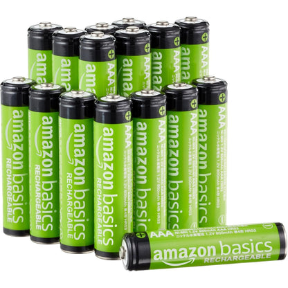 267145 - AMAZON BASICS Pako me 16 bateri të rikarikueshme AAA NiMH, 800 mAh, 1.2 V, të rikarikueshme deri në 1000 herë