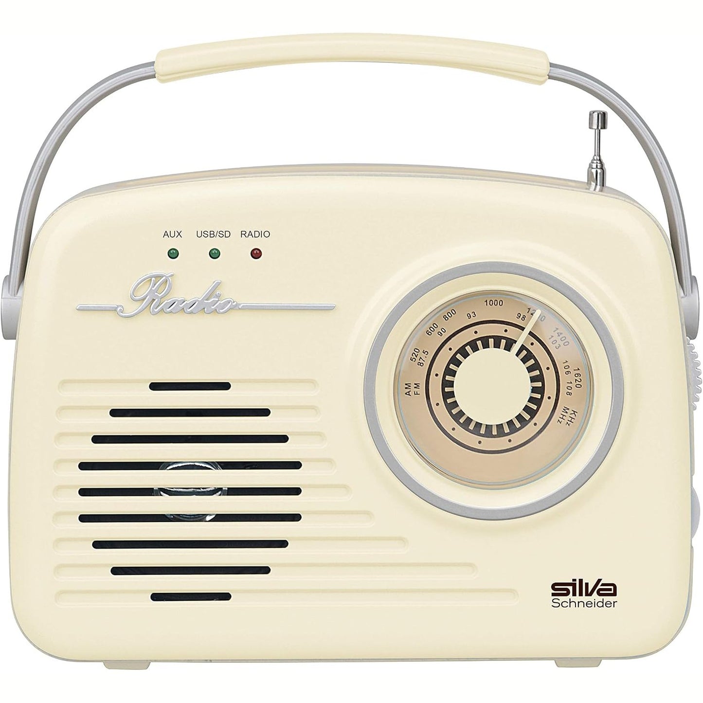 273179 - SILVA Schneider Radio Mono 1965 me bateri, ngjyrë bezhë