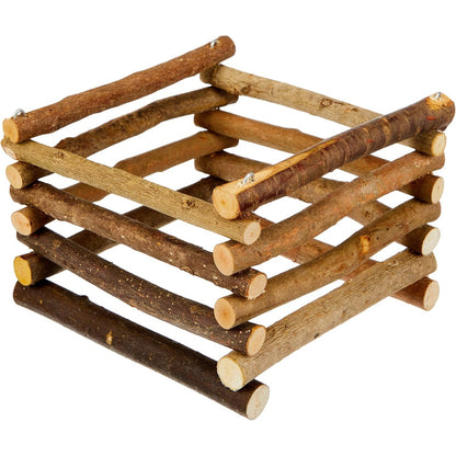 225209 - TRIXIE Rafti i sanës 60982 Natural Living, Lepur, 15 × 11 × 15 cm, Kafe