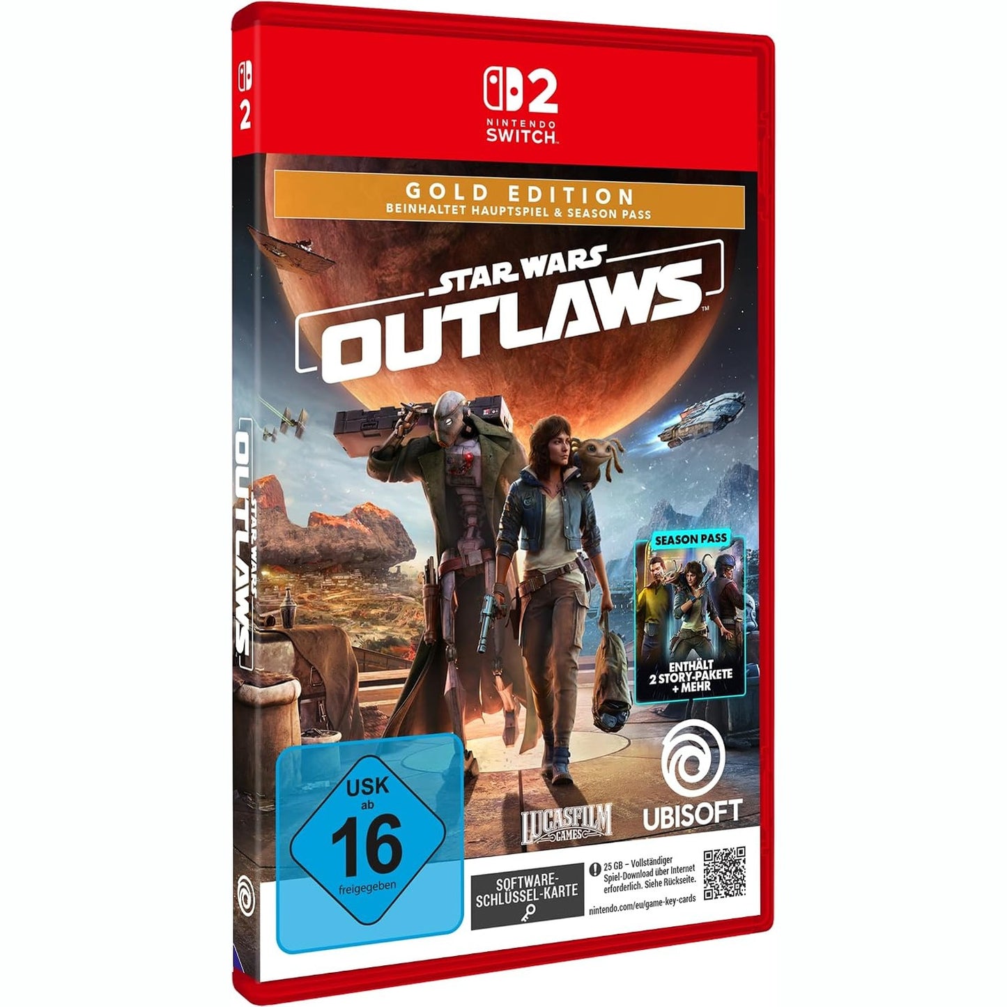 266233 - STAR WARS OUTLAWS - EDICION I ARTË (PËRFSHIRË SEZONIN) - NINTENDO SWITCH 2 - KARTË ÇELSI