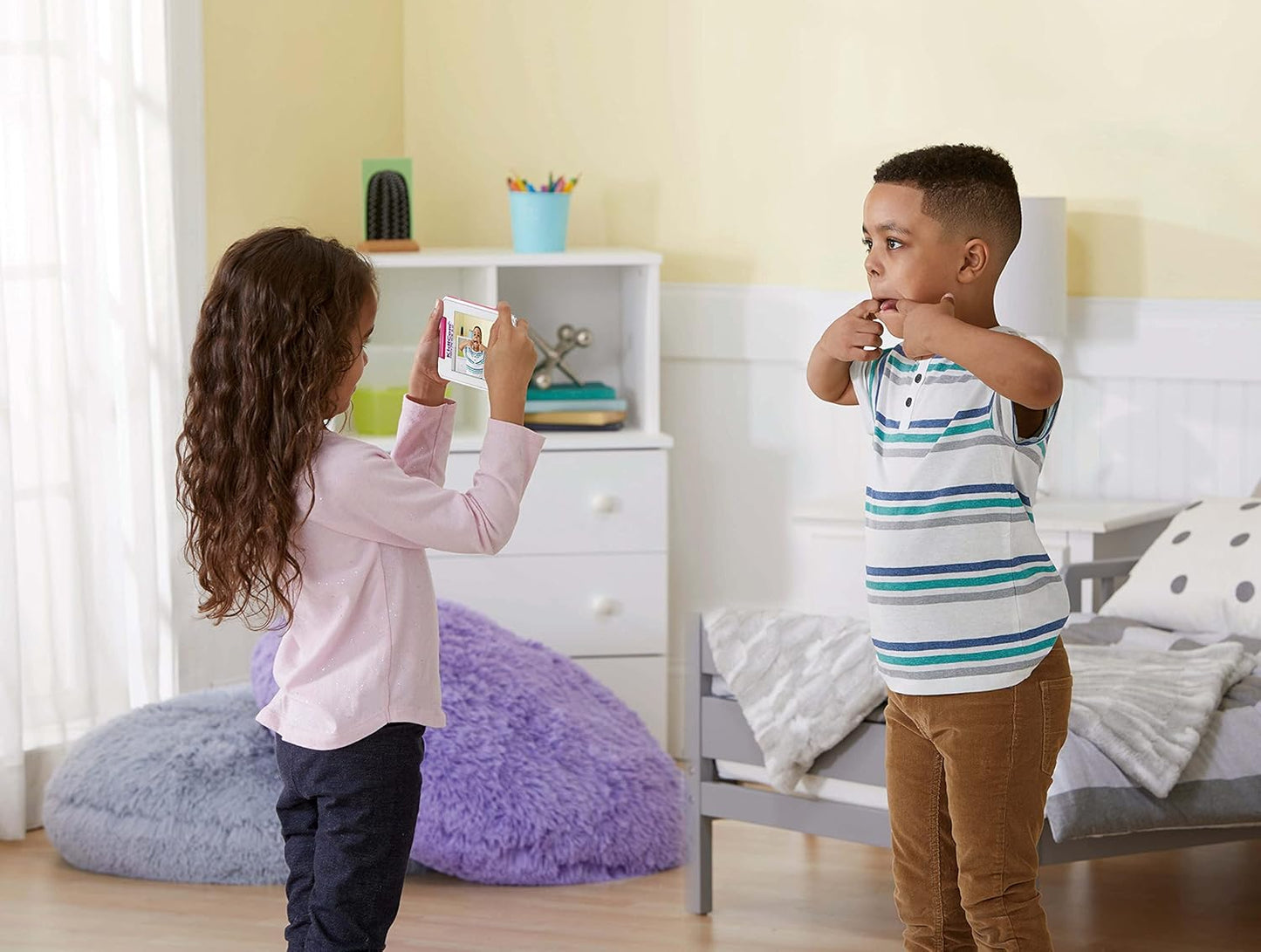 58064 - VTECH Lodër për Mësim dhe Komunikim Kidicom Advance 3.0 në Ngjyrë Rozë, me Libra elektronikë, Kamera dhe Aplikacione, e përshtatshme për Djem dhe Vajza 4-7+ Vjeç