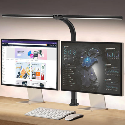 214287 - Llambë tavoline LED me dy koka, 24W, 80cm, e fiksueshme, 5 ngjyra, 5 nivele ndriçimi