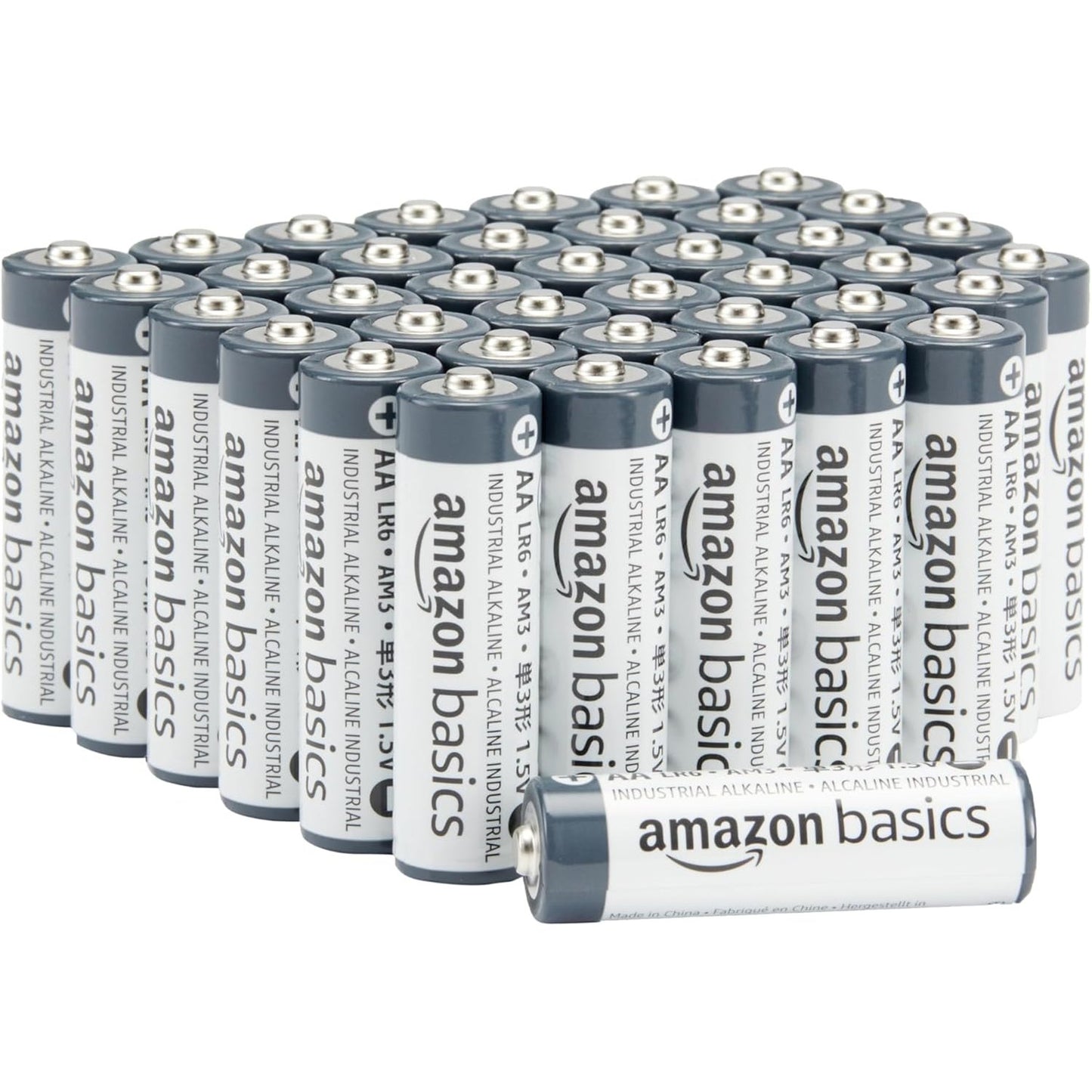 269237 - AMAZON BASICS Bateri alkaline AA, 1.5V, afat ruajtjeje 5-vjeçar, 40 copë