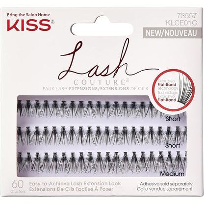 321930 - KISS Lash Couture Qerpikë individualë 'Venus', afërsisht 60 qerpikë, të zinj