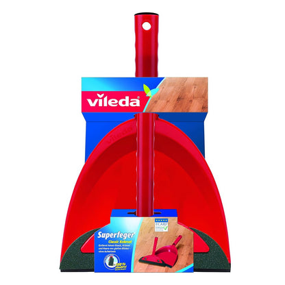 257795 - VILEDA Set Fshesash dhe Fshirëse Klasike Superfeger, mikroshkumë për thithje optimale të papastërtisë, nuk grumbullon pluhur, për dysheme të lëmuara