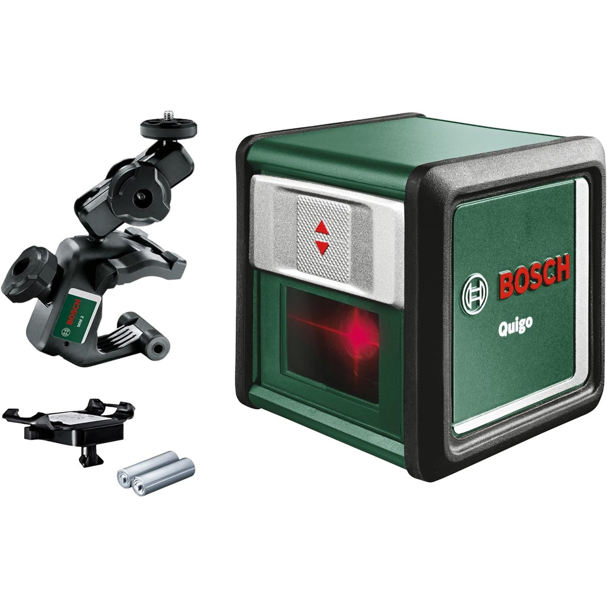 312974 - Bosch Quigo Lazer me vija tërthore, kapëse universale MM 2