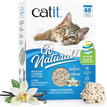 218618 - Përzierje për mbeturina macesh Catit Go Natural Clumping për shumë mace