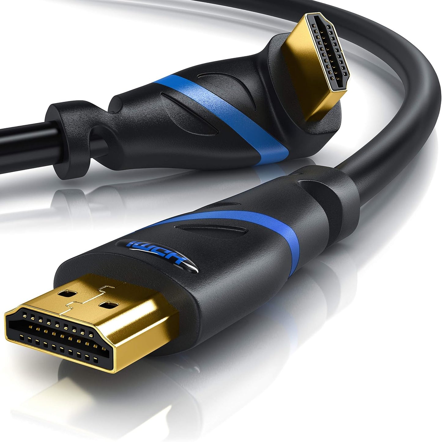 266890 - CSL - Kabllo HDMI 8K 2.1 i kënduar 270° - 3m - 8K @ 60Hz - 7680 x 4320 - HDMI 2.1 2.0a 2.0b - 3D - UHD II - Dynamic HDR-10+ - eARC - VRR - Dolby Vision