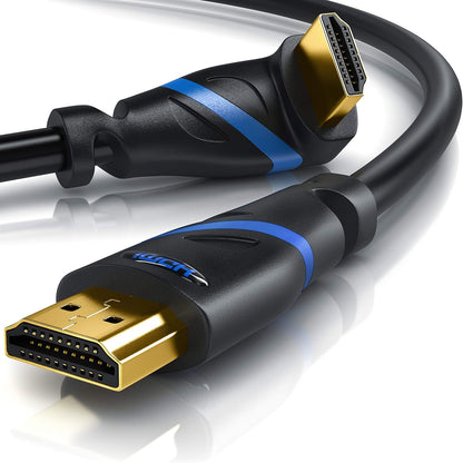 266890 - CSL - Kabllo HDMI 8K 2.1 i kënduar 270° - 3m - 8K @ 60Hz - 7680 x 4320 - HDMI 2.1 2.0a 2.0b - 3D - UHD II - Dynamic HDR-10+ - eARC - VRR - Dolby Vision