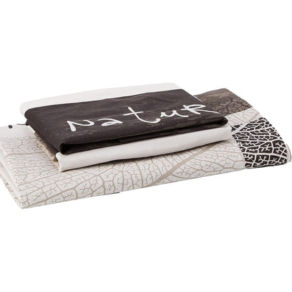 200028 - SET ÇARÇAFËSH KAFE NATYRALE me 3 pjesë nga 100% Pambuk - 200x200cm