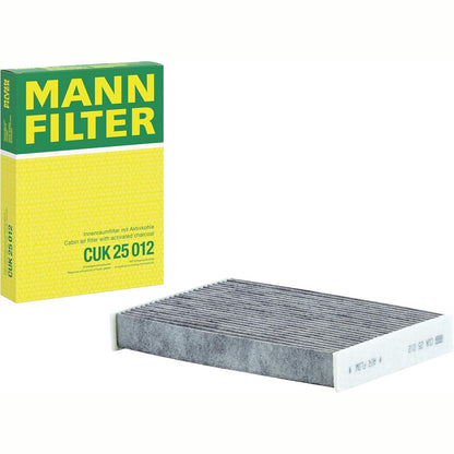 289025 - MANN-FILTER Filtri i ajrit të kabinës CUK 25 012 - Filtër poleni me karbon të aktivizuar - për makina dhe furgonë