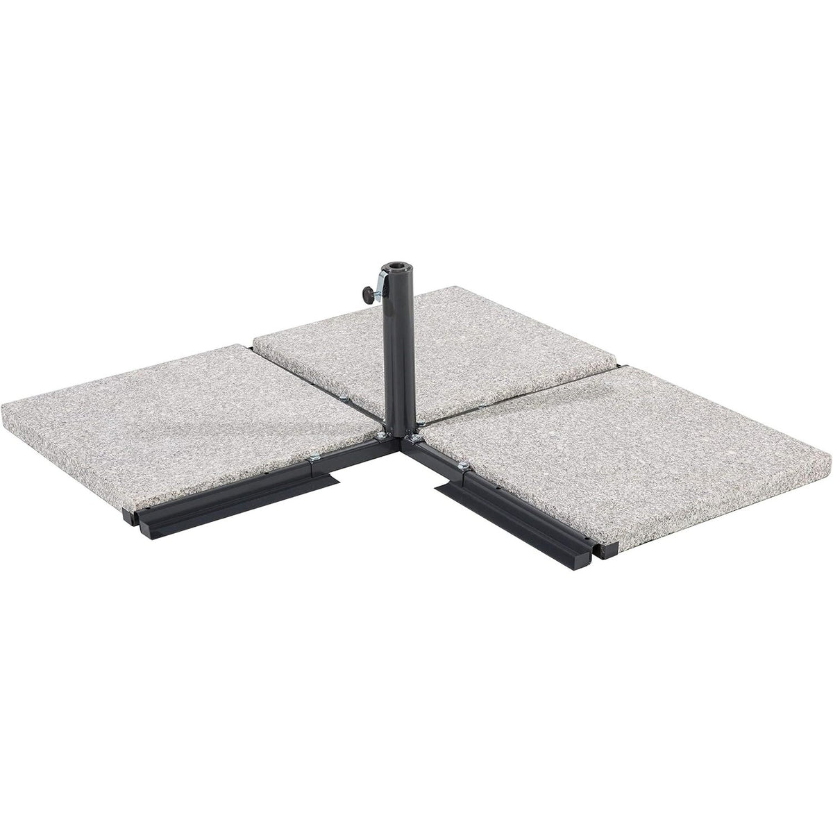 313173 - SCHNEIDER Mbështetëse standarde pllake 837-15, antracit, çelik, 3 kg, argjend