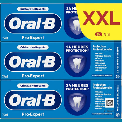 322048 - ORAL-B Pasta dhëmbësh Pro-Expert 3x75ml, mbrojtje për mishrat e dhëmbëve, kundër njollave