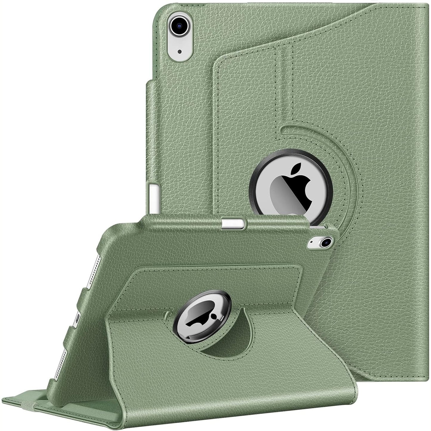 268871 - MBËSHTJELLËSE FINTIE PËR IPAD 10TH GEN: 10.9 inç, mbajtëse stilolapsi, mbështjellëse mbrojtëse 360 gradë, funksion automatik gjumë/zgjim, jeshile.